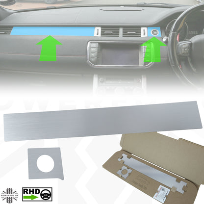 Dash Insert Kit - Range Rover Evoque(2011-18) - RHD - Silver