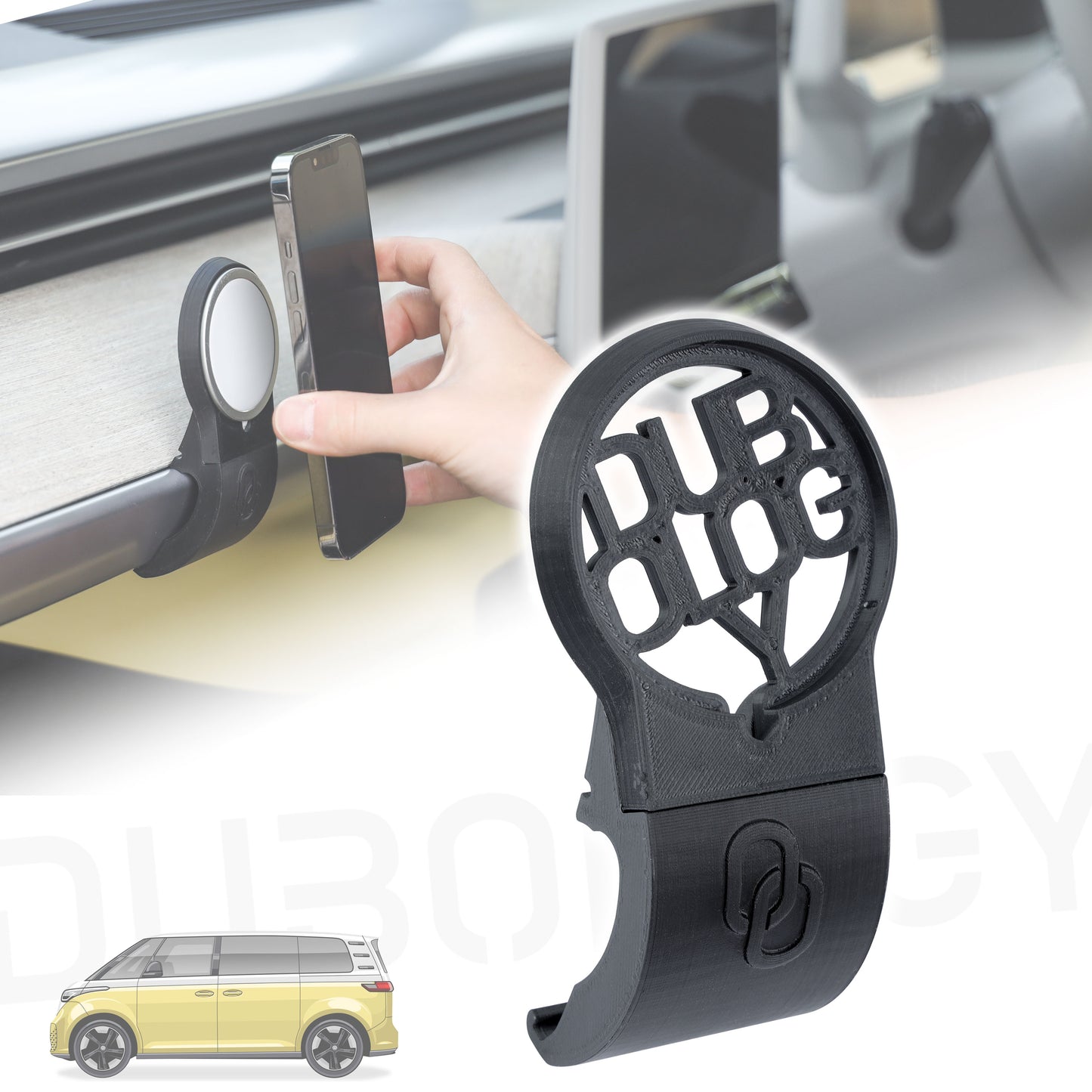 Dashboard Phone Mount for VW ID. Buzz - Magsafe Version