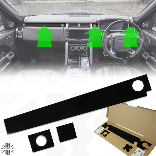 Dash Insert Upgrade Kit for Range Rover L405 (RHD) - Satin Black