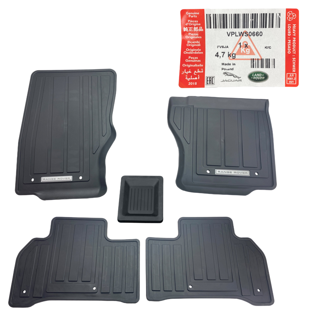 Rubber Floor Mat Set (Genuine) - RHD - for Range Rover Sport L494