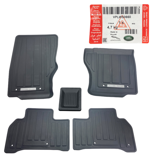 Rubber Floor Mat Set (Genuine) - RHD - for Range Rover Sport L494