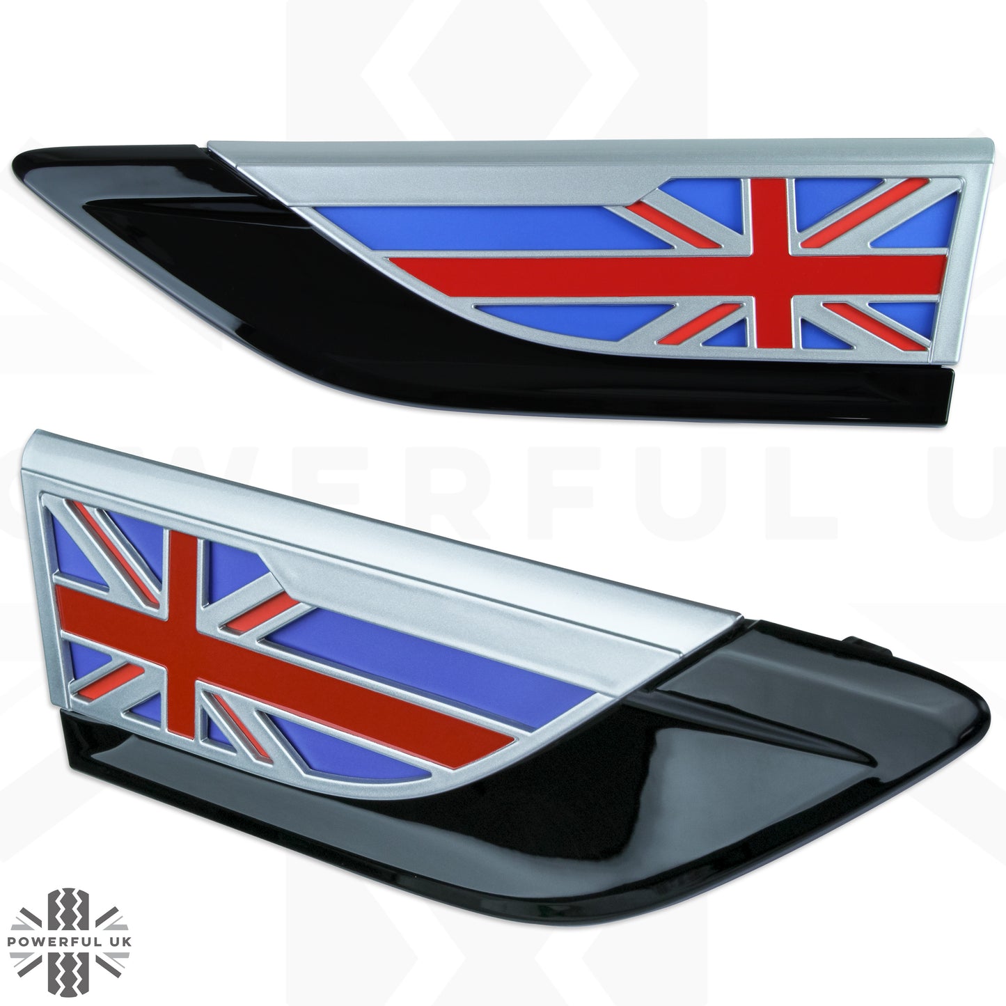 Side Vents - Union Jack Blue & Red - for Land Rover Discovery 5