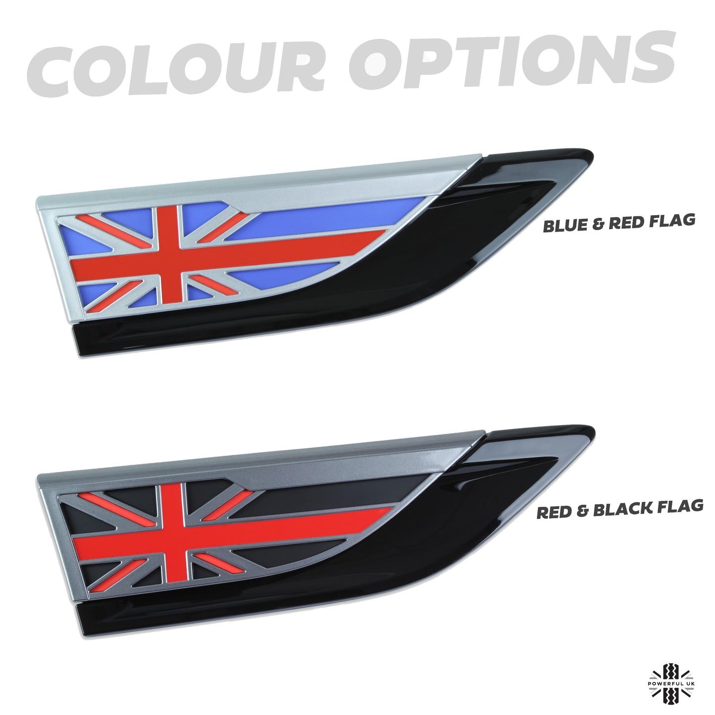 Side Vents - Union Jack Blue & Red - for Land Rover Discovery 5