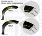 ABS Plastic Wheel Arch - RH Front Wing - for Toyota Hilux Mk6