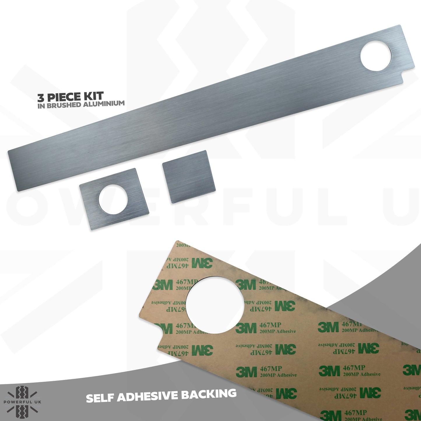 Dash Insert Upgrade Kit for Range Rover L405 (RHD) -  Brushed Aluminium