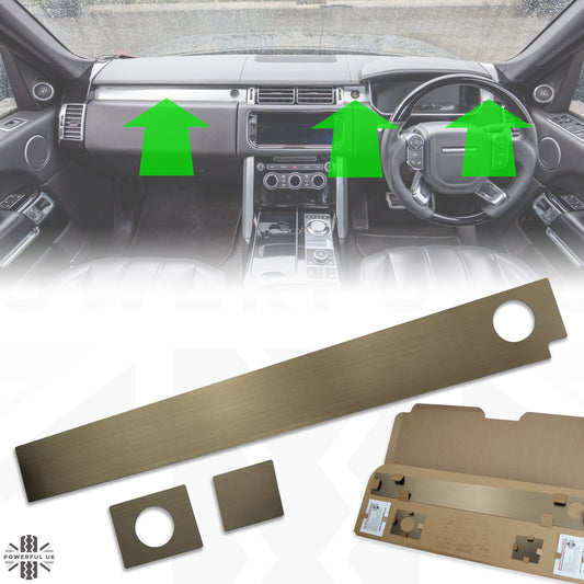 Dash Insert Upgrade Kit for Range Rover L405 (RHD) - Bronze