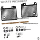 Molle Plate Kit - Grid Design - PAIR - for Land Rover Defender L663(110)