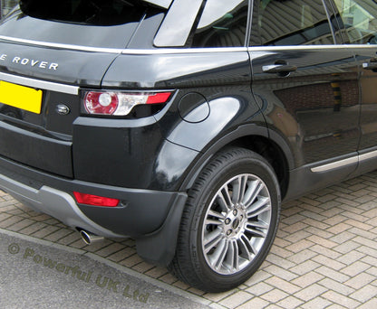 Clearance - Mudflaps (aftermarket) for Rear of Range Rover Evoque Pure/Prestige - Missing fixings and side tabs