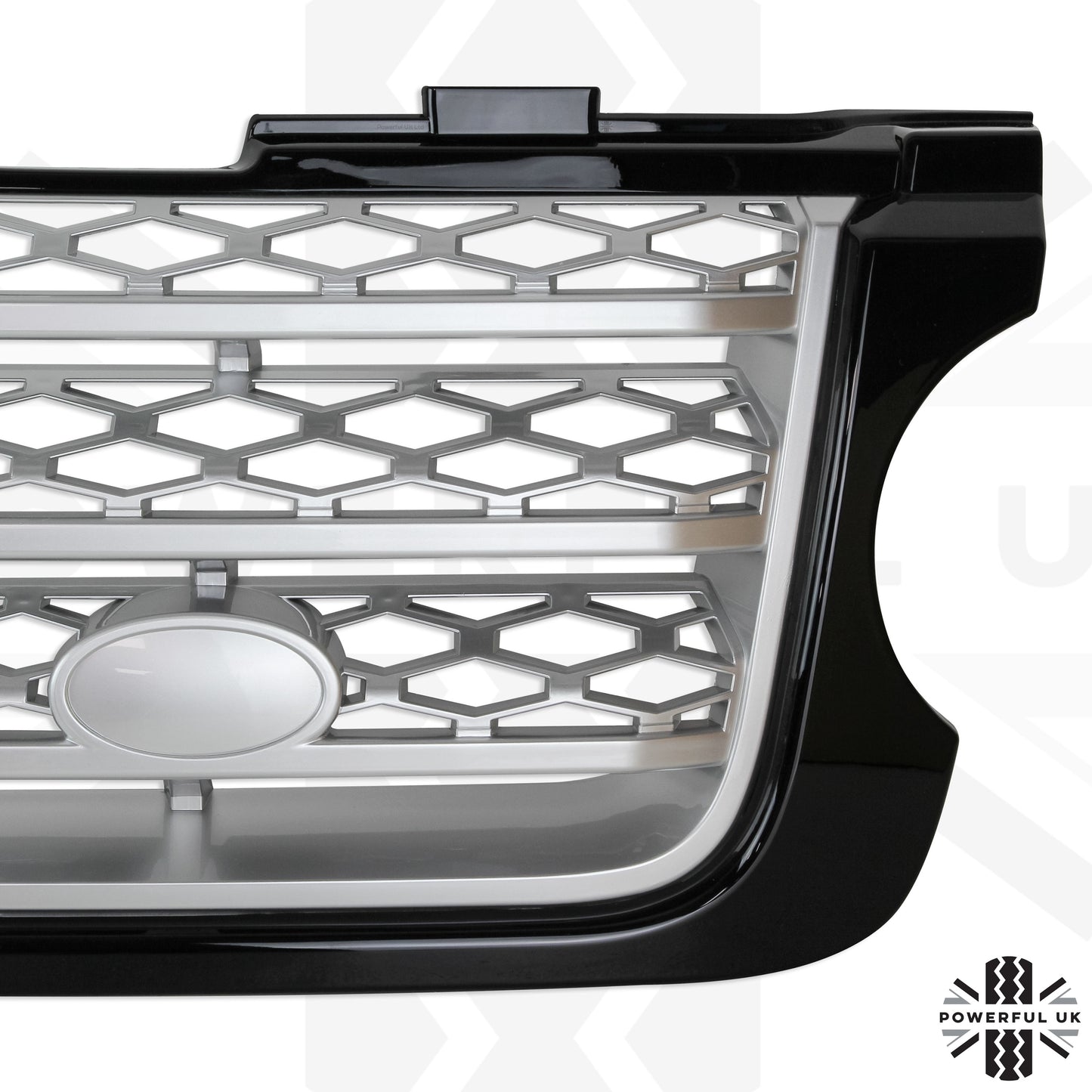 Black & Silver Front Grille for Range Rover L322 2010 on