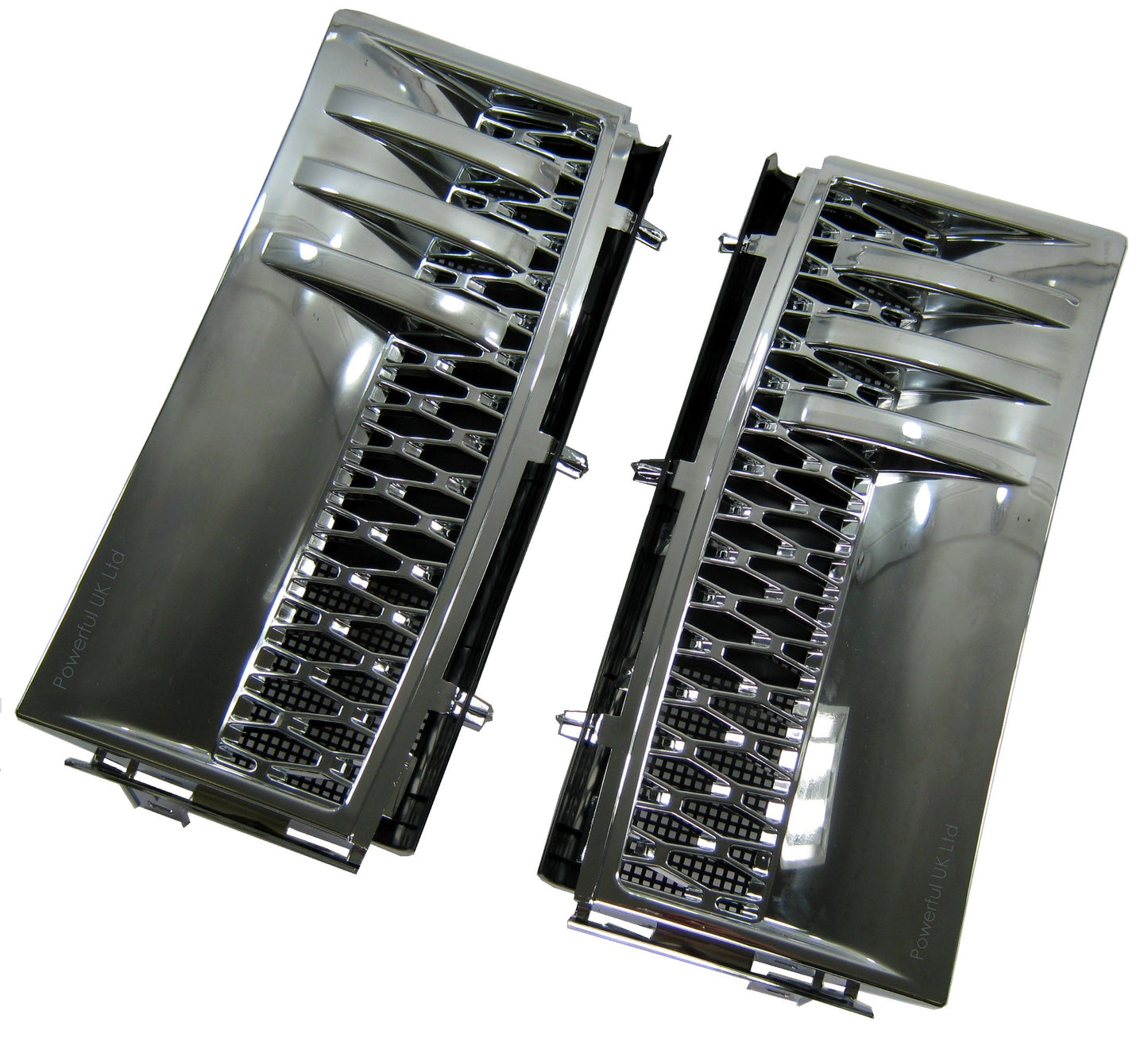 Side Vents - Chome / Chrome Mesh for Range Rover L322