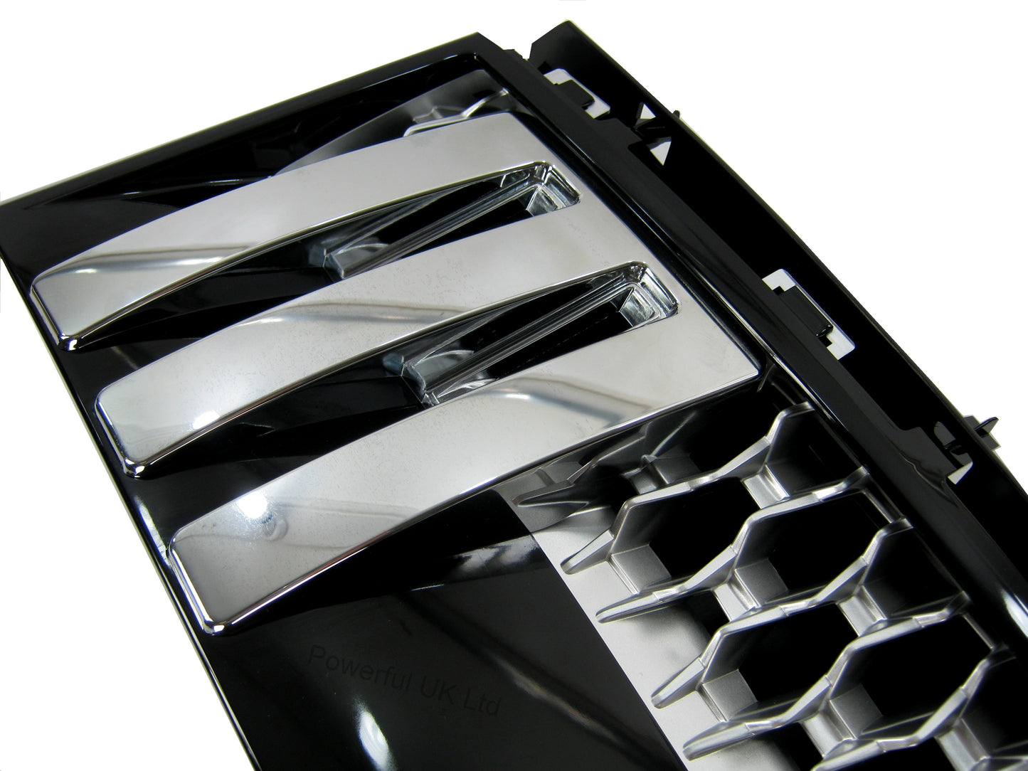 Side Vents - Autobiography Style - Black / Chrome / Silver for Range Rover L322