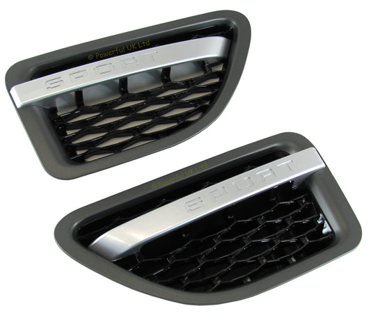 Side Vents - Grey/Silver/Black for Range Rover Sport 2005