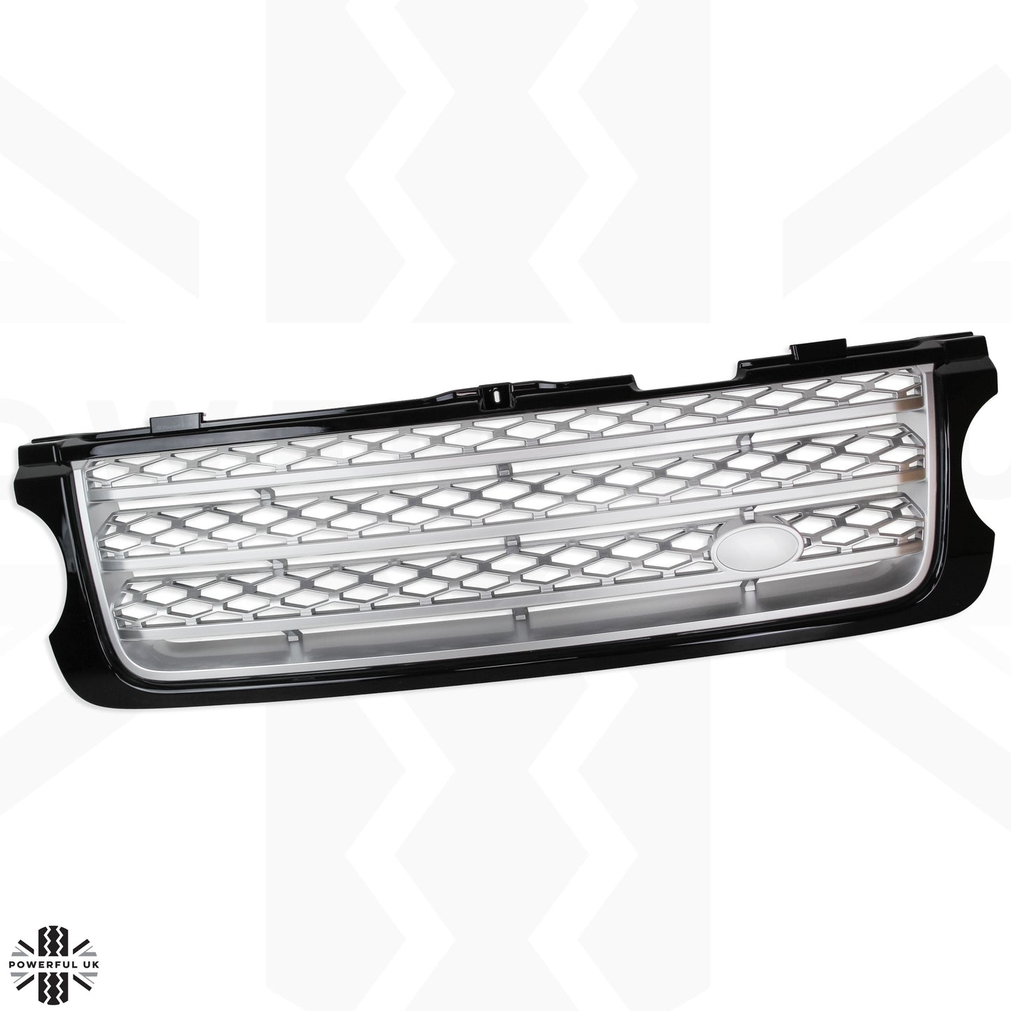 Black & Silver Front Grille for Range Rover L322 2010 on