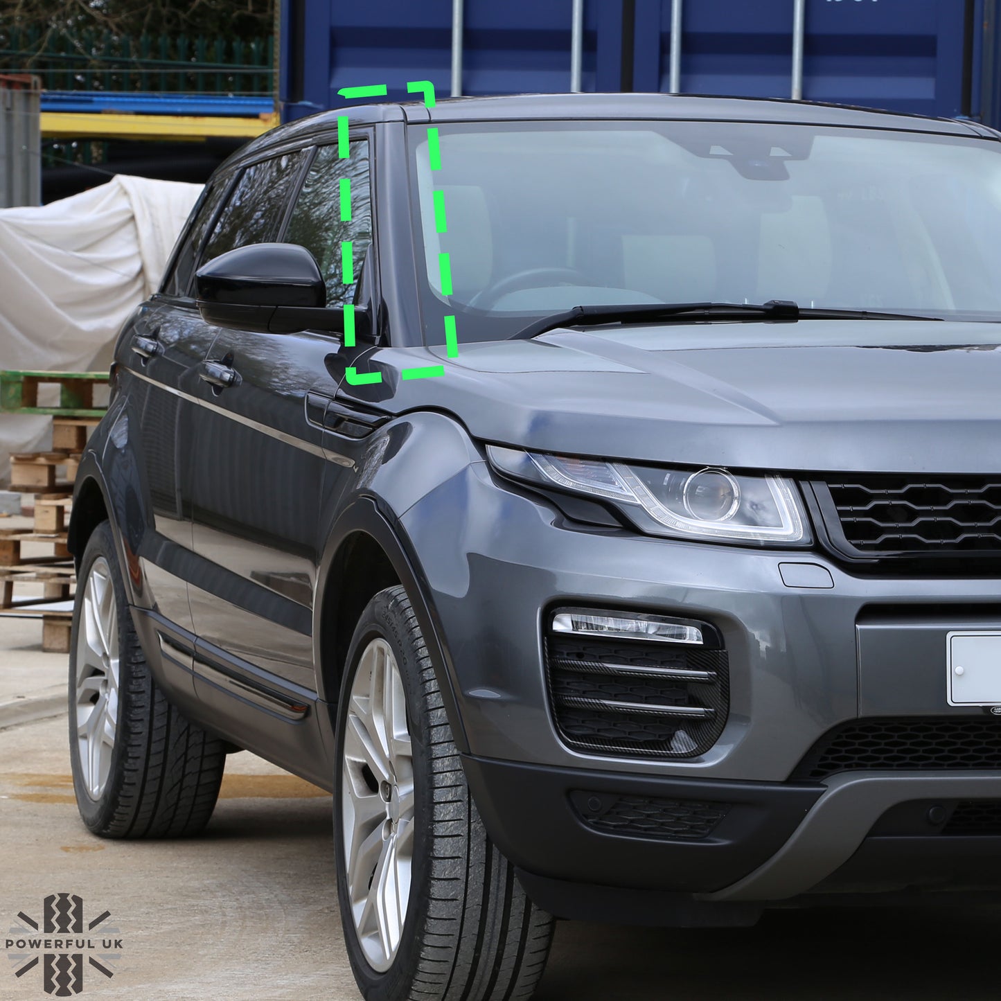 Genuine A Pillar Finisher in Gloss Black for Range Rover Evoque 1 '3 Door' - RIGHT