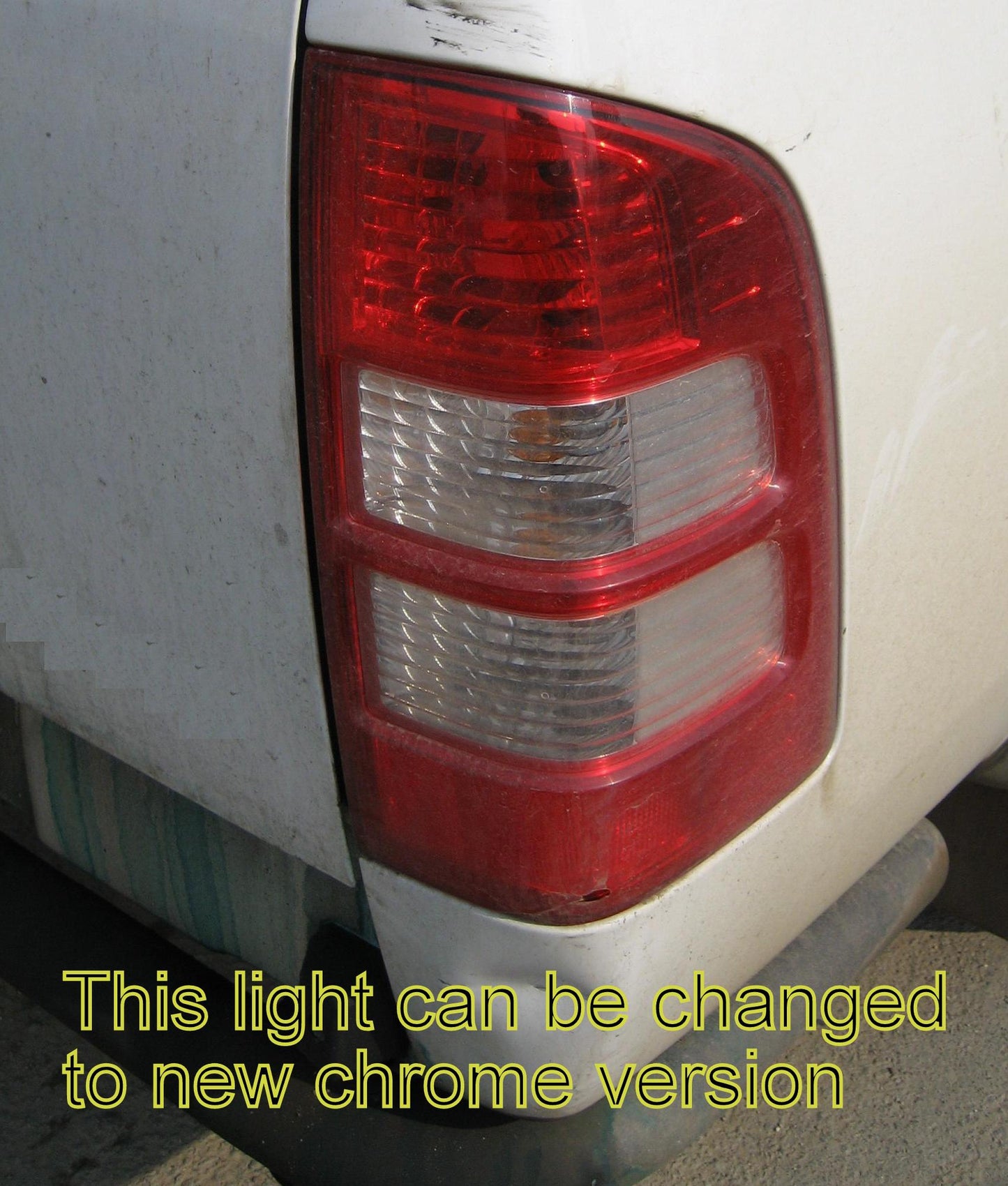 Ford Ranger Rear Light 2007 on GENUINE - Chrome - RH