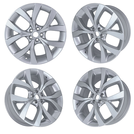 20" Alloy Wheels - Sparkle Silver - Set of 4 for Land Rover Freelander 2 Genuine