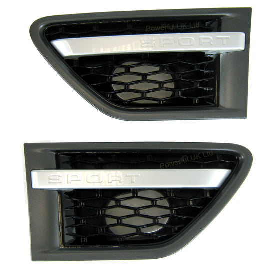 Side Vents - Grey/Silver/Black for Range Rover Sport 2010