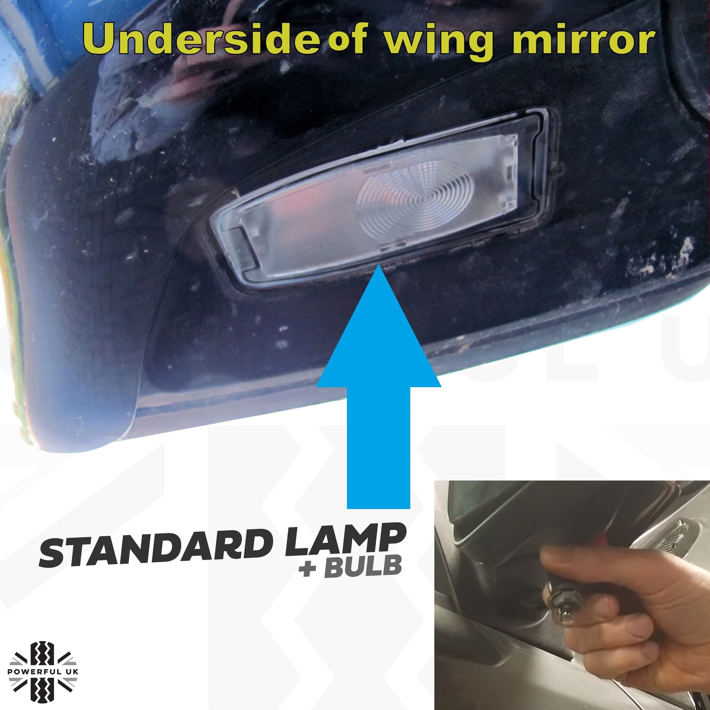 LED mirror lights for Range Rover L322 2005-12