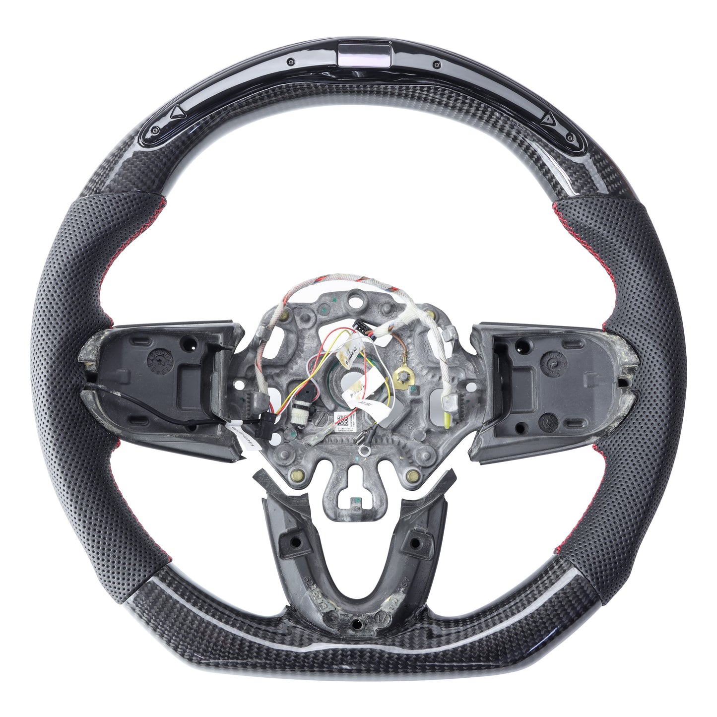 Multi-Function Display Steering Wheel - Carbon Fibre + Sports Grip for BMW Mini F54,F55,F56