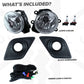 Fog Light Kit - Black Surrounds - for Toyota Hilux Mk8 Revo (2015-20)