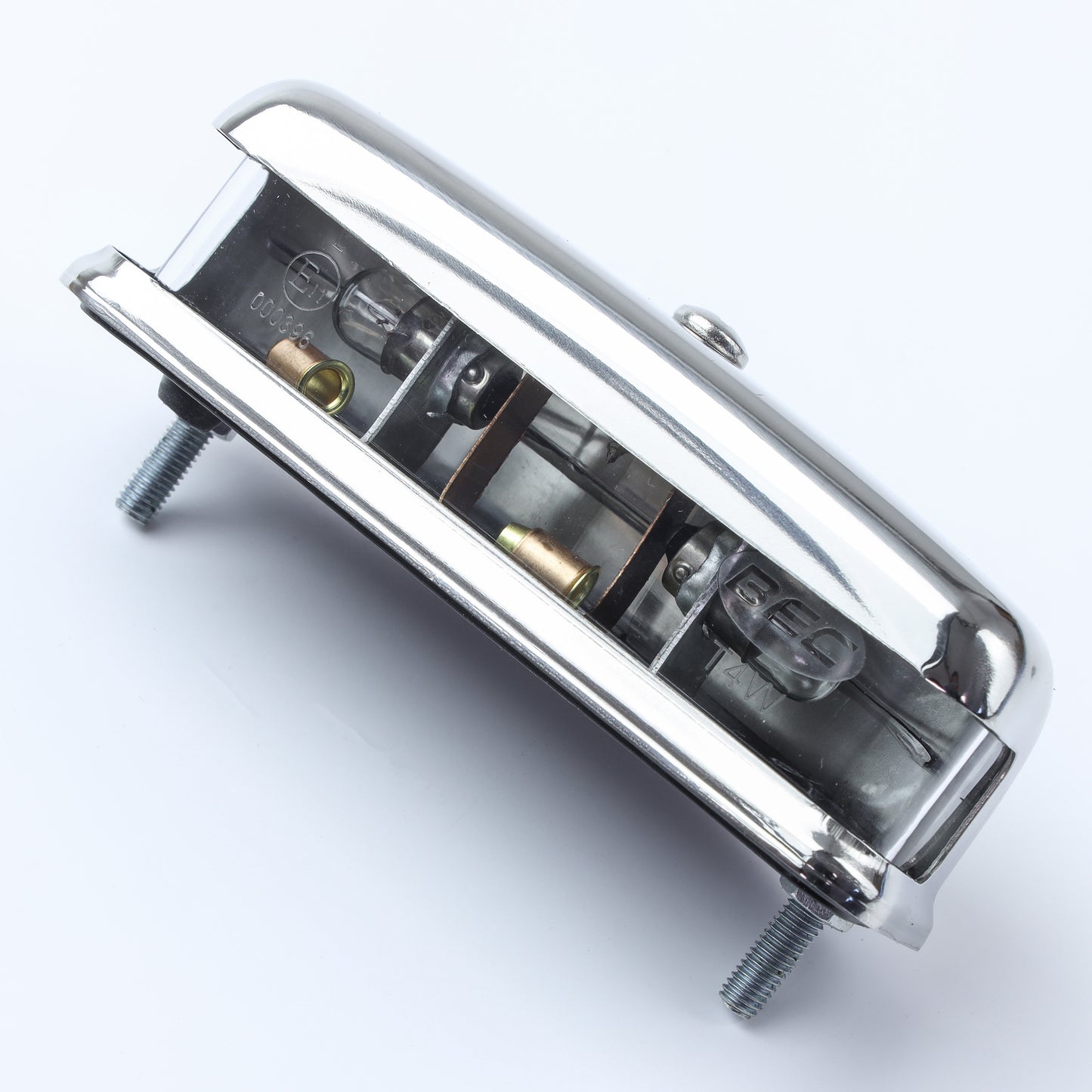 Rear Number Plate Light - Polished Stainless - for Land Rover Defender