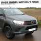 Fog Light Kit - Black Surrounds - for Toyota Hilux Mk8 Revo (2015-20)