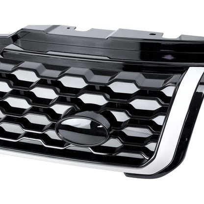 Front Grille - 2016 "Autobiography Style" - Gloss Black & Silver for Range Rover Evoque