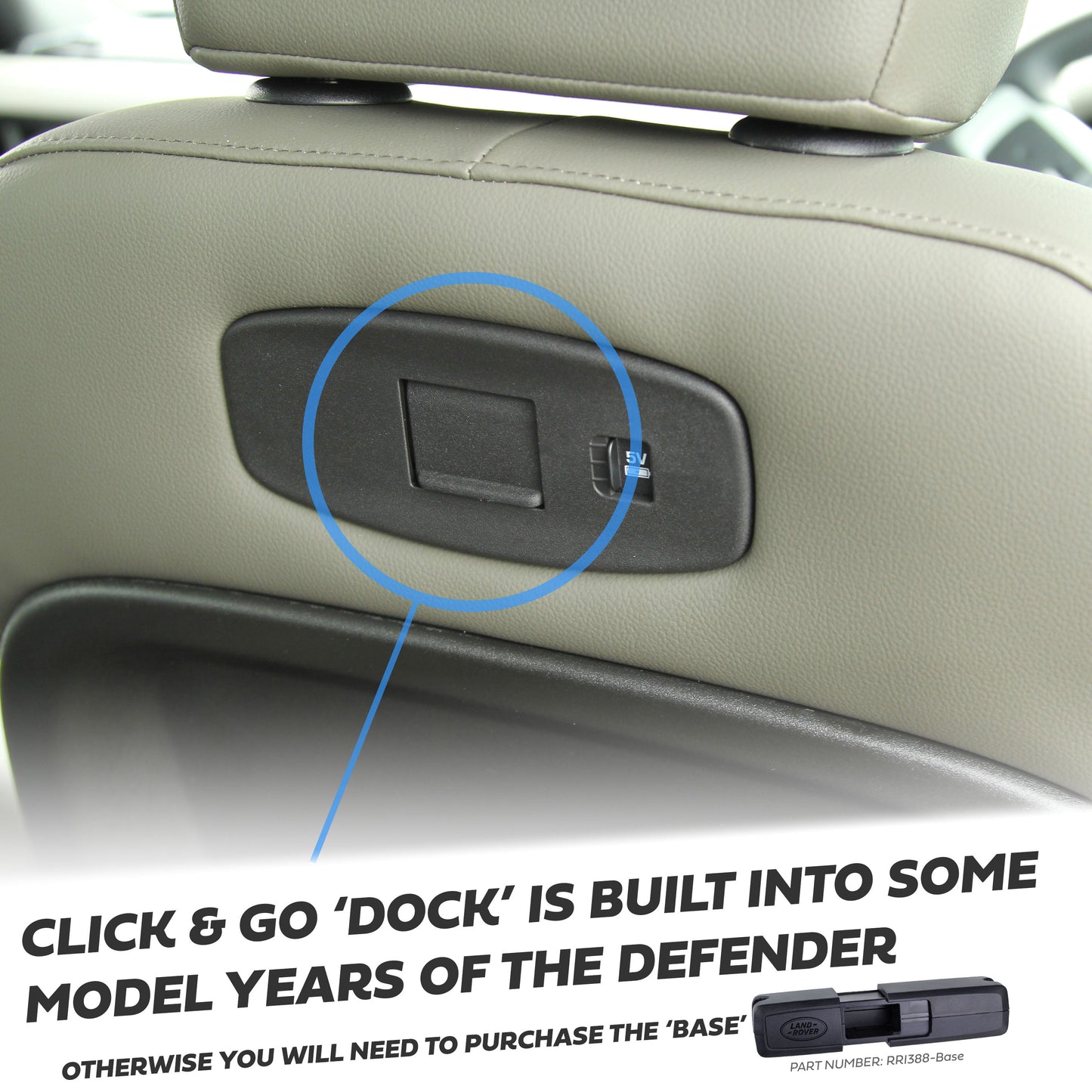 Click+Go Coat Hanger for Land Rover Defender L663