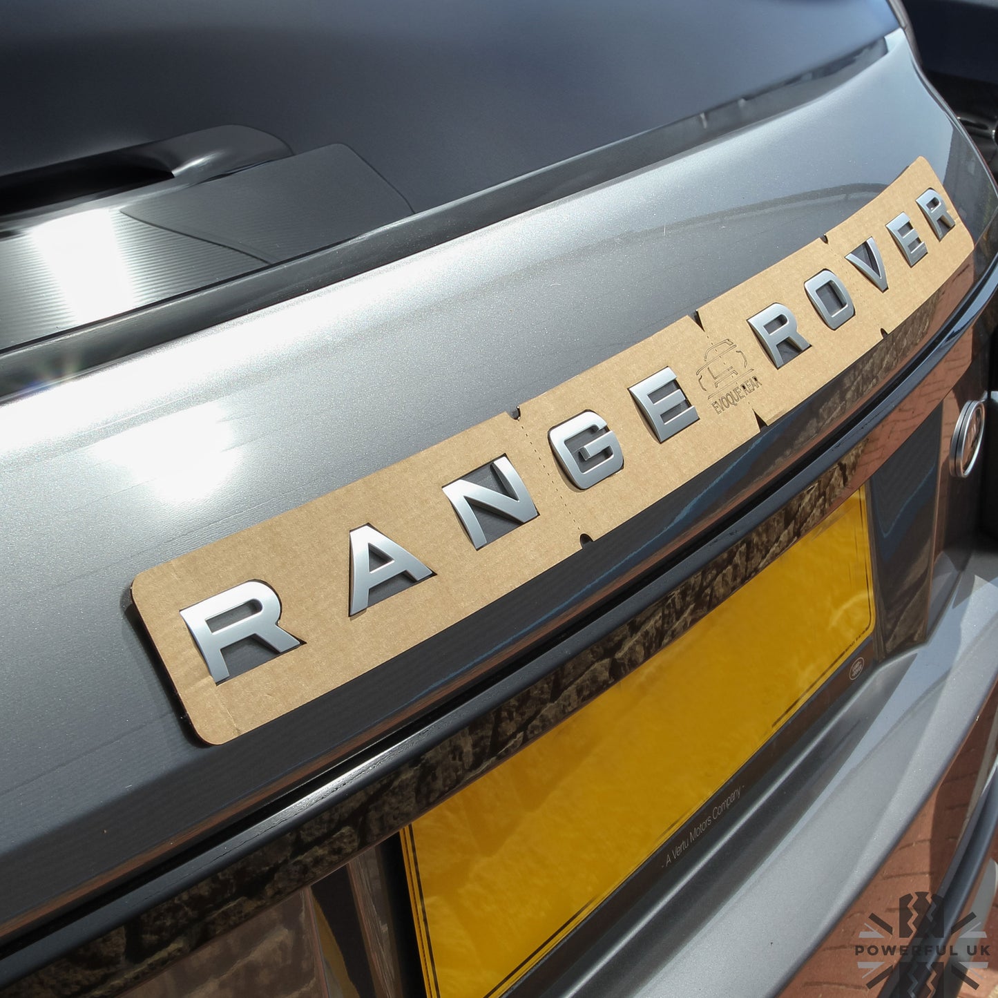 Rear Lettering Template for Range Rover Evoque (2011-19)