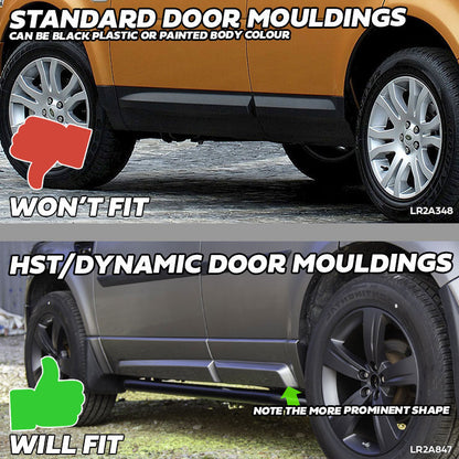 HST/Dynamic Lower Door Moulding in Unpainted ABS - Front Left Small Section - for Land Rover Freelander 2