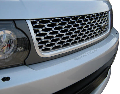 Grey & Silver "Autobiography Style" grille to fit Range Rover Sport 2010 on