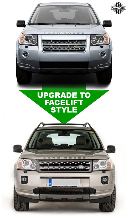 Front Bumper & Grille 2010 Facelift Style for Land Rover Freelander 2