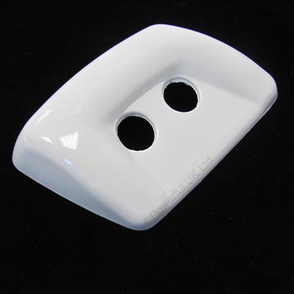 Headlight Washer Jet Covers in Alaska White for Range Rover L322 Vogue