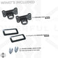 Tow Loop Upgrade Kit A - Black Loops + Black Inserts for Land Rover Defender L663