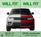 Aftermarket Rear Bumper Fog Light for Range Rover Sport L494 - RH