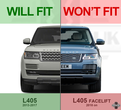 Bonnet Vent Trim - Aftermarket - Gloss Black for Range Rover L405