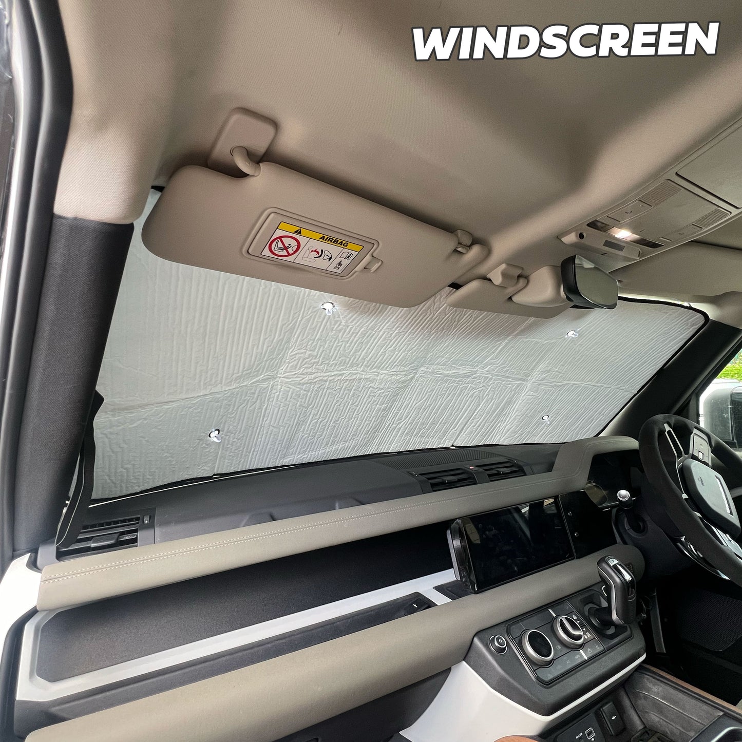 8pc Window Sun Shade Set for Land Rover Defender L663