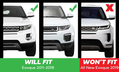 Rear Diffuser Panel for Range Rover Evoque Pure/Prestige/SE/SE Tech (2011-18) - Gloss Black