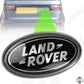 Black & Silver Badge on Corris Grey Sloped Plinth for Land Rover Discovery 5