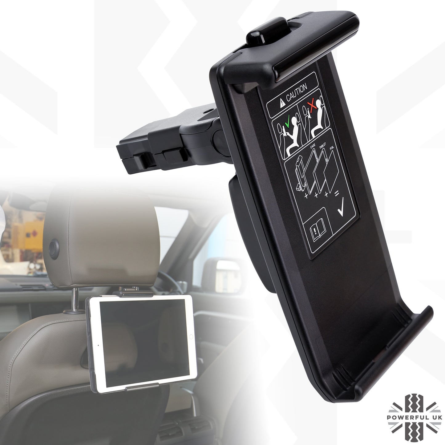 Click+Go Universal Tablet Holder for Land Rover Defender L663 – Powerful UK