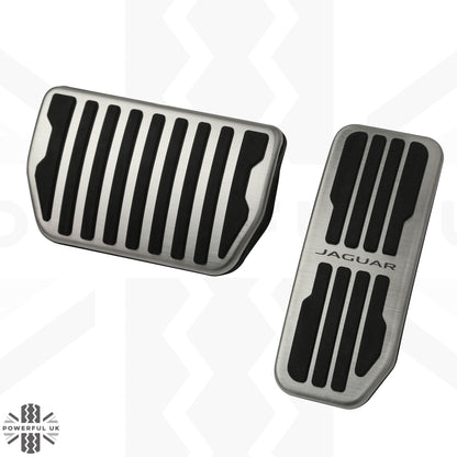 Foot Pedal Covers (With Logo) - Genuine - for Jaguar XE