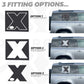 Side Panel Decal Kit - 'X' - Matte Black for Land Rover Defender L663(90)