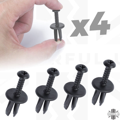 4x Clips for Front Grille (Plastic Screw Rivet type) for Range Rover Velar