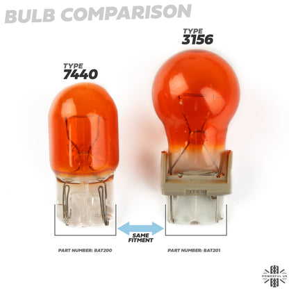 T25 3156 Amber Indicator Bulb 12v 21W / 5W