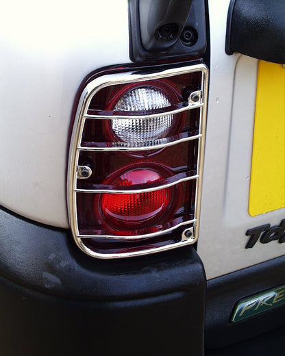 Rear Light Guards - Chrome - for Land Rover Freelander 1 upto 2004