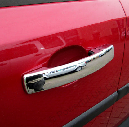 Door Handle Covers for Land Rover Freelander 2 fitted with 1 pc Handles  - Chrome