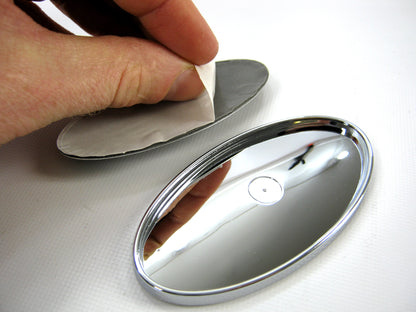 Black & Silver Badge on Chrome Plinth for Range Rover Evoque