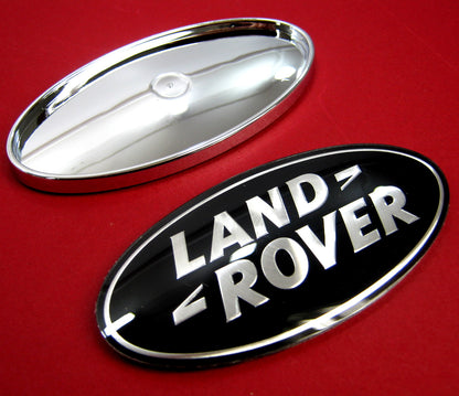 Black & Silver Badge on Chrome Plinth for Range Rover L405