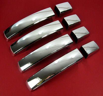 Door Handle covers for Land Rover Freelander 2 fitted with 2 pc Handle - Value Range - Chrome