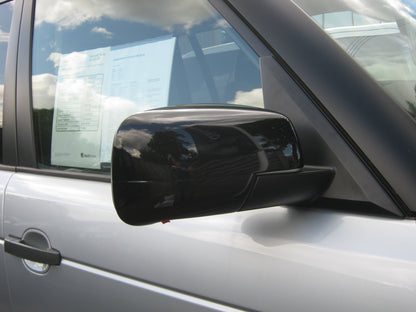 Full Wing Mirror Covers for Range Rover L322  2010 on - Gloss Black